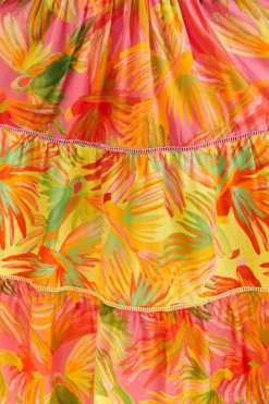 Farm Rio Mixed Painted Birds Maxi Dress -Farm Rio Shop 309301 05