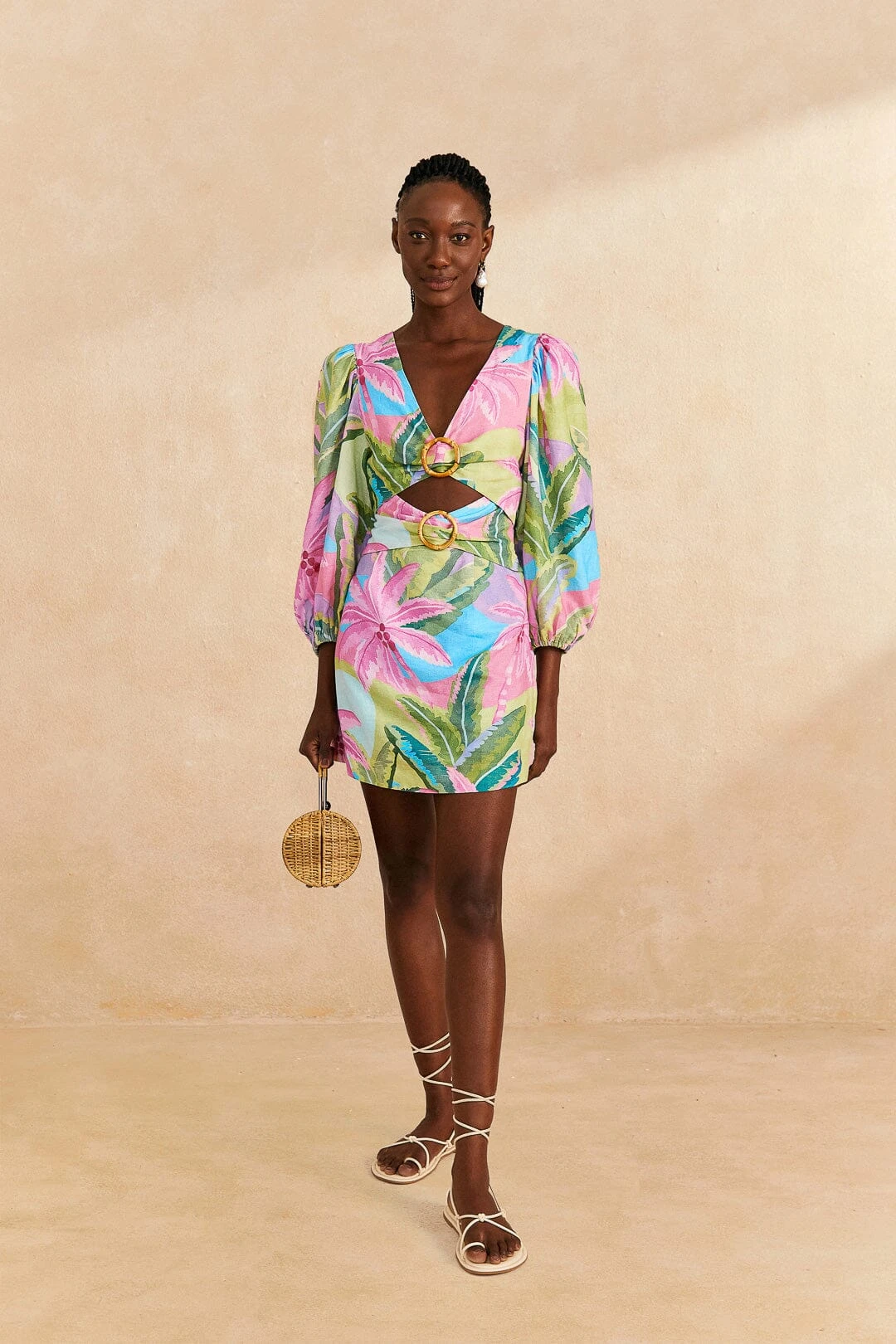 Farm Rio Beach Vibe Mini Dress 2 Farm Rio Beach Vibe Mini Dress - Image 2