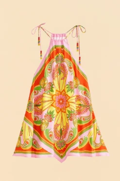 Farm Rio Beach Toucans Scarf Lenzing™ Ecovero™ Viscose Mini Dress 11 Farm Rio Beach Toucans Scarf Lenzing™ Ecovero™ Viscose Mini Dress -Farm Rio Shop 309339 06