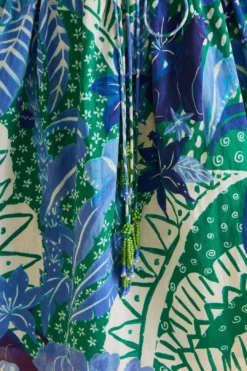 Farm Rio Green Jungle Panther Mini Dress -Farm Rio Shop 309352 05