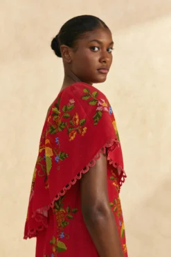 Farm Rio Red Tropical Romance Mini Dress -Farm Rio Shop 309368 03 scaled