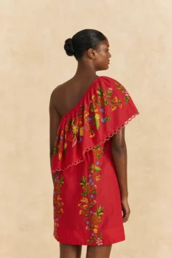 Farm Rio Red Tropical Romance Mini Dress -Farm Rio Shop 309368 04 scaled