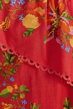 Farm Rio Red Tropical Romance Mini Dress -Farm Rio Shop 309368 05 scaled