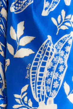 Farm Rio Blue Lace Banana Shorts 9 Farm Rio Blue Lace Banana Shorts -Farm Rio Shop 309373 05