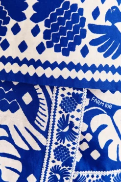 Farm Rio Navy Blue Jungle Scarf Mini Skirt 10 Farm Rio Navy Blue Jungle Scarf Mini Skirt -Farm Rio Shop 309382 05