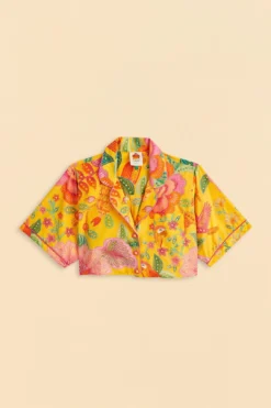 Farm Rio Yellow Macaw Bloom Shirt 11 Farm Rio Yellow Macaw Bloom Shirt -Farm Rio Shop 309403 06 f5d9da90 e377 41e5 831b a5b9196d6e33