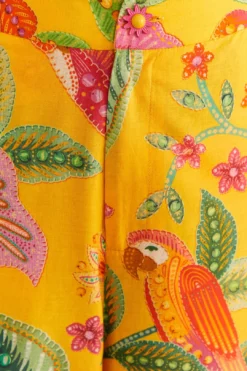 Farm Rio Yellow Macaw Bloom Pants -Farm Rio Shop 309404 05