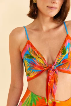 Farm Rio Painted Birds Scarf Top -Farm Rio Shop 309406 03 scaled