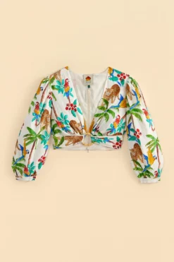 Farm Rio Tropical Paradise Crop Top -Farm Rio Shop 309407 06