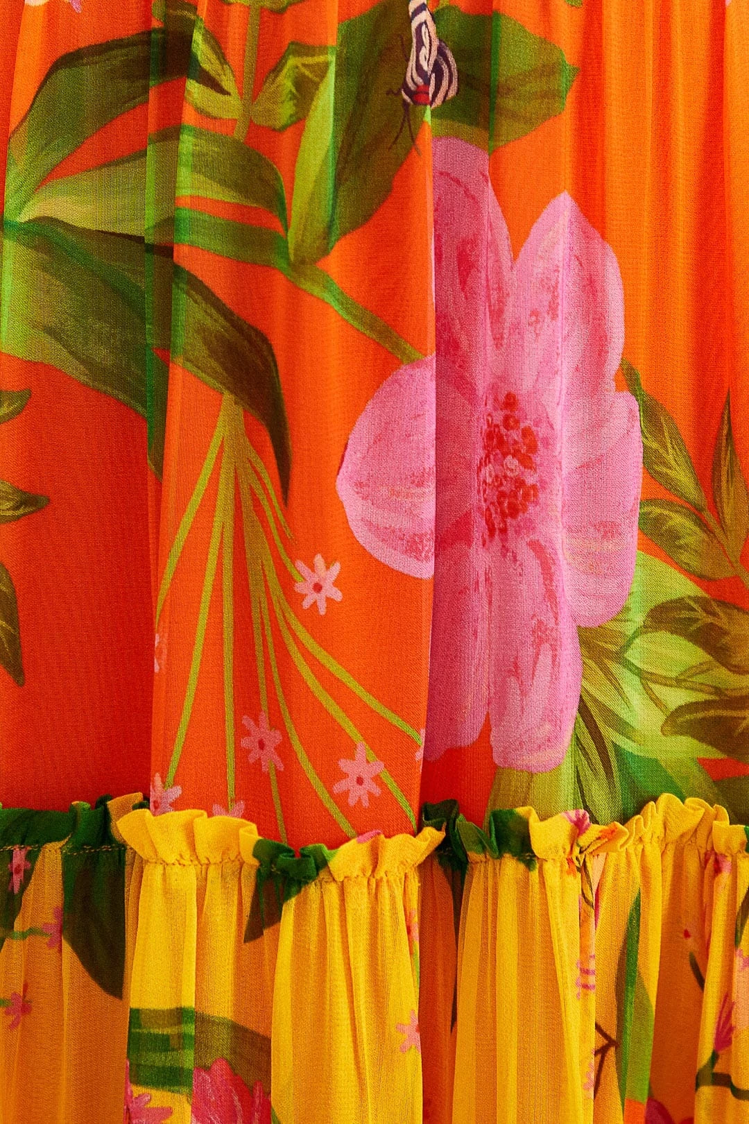 Farm Rio Mixed Romantic Garden Maxi Skirt 4 Farm Rio Mixed Romantic Garden Maxi Skirt - Image 4