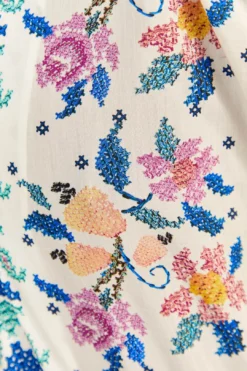 Farm Rio Off-White Romantic Bandanas Bodysuit -Farm Rio Shop 309428 04