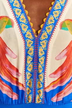 Farm Rio Off-White Vivid Garden Bodysuit 6 Farm Rio Off-White Vivid Garden Bodysuit -Farm Rio Shop 309429 04