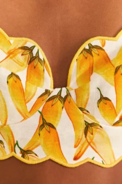 Farm Rio Off-White Peppers Top -Farm Rio Shop 309434 05