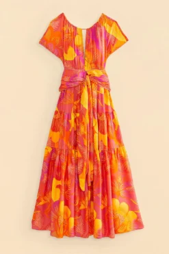 Farm Rio Summer Garden Ombre Lenzing™ Ecovero™ Viscose Maxi Dress 11 Farm Rio Summer Garden Ombre Lenzing™ Ecovero™ Viscose Maxi Dress -Farm Rio Shop 309451 06