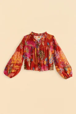 Farm Rio Mystic Bush Blouse -Farm Rio Shop 309454 06