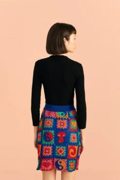 Farm Rio Crochet Icons Sweater Skirt 9 Farm Rio Crochet Icons Sweater Skirt -Farm Rio Shop 309564 04