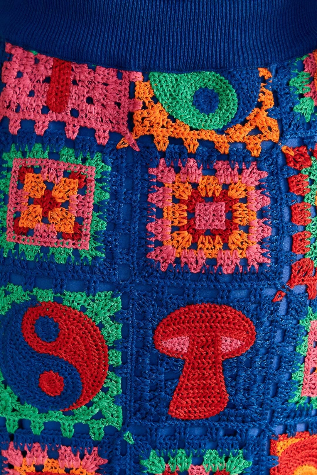 Farm Rio Crochet Icons Sweater Skirt 5 Farm Rio Crochet Icons Sweater Skirt - Image 5