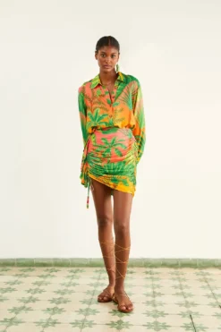 Farm Rio Sunrise Scenario Lenzing™ Ecovero™ Viscose Shirt