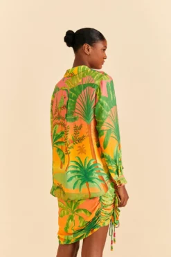 Farm Rio Sunrise Scenario Lenzing™ Ecovero™ Viscose Shirt -Farm Rio Shop 309571 04