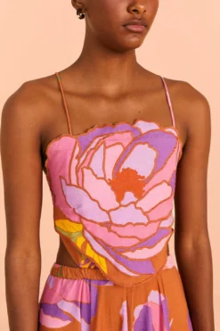 Farm Rio Embroidered Flower Top Maxi Dress 9 Farm Rio Embroidered Flower Top Maxi Dress -Farm Rio Shop 309596 03