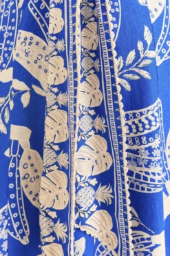 Farm Rio Blue Lace Banana Midi Dress 8 Farm Rio Blue Lace Banana Midi Dress -Farm Rio Shop 309601 04