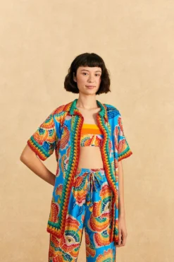 Farm Rio Dewdrop Spectrum Shirt