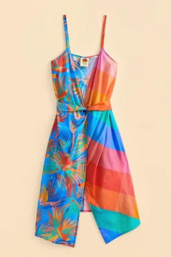 Farm Rio Blue Painted Birds Midi Cover-Up 11 Farm Rio Blue Painted Birds Midi Cover-Up -Farm Rio Shop 310553 06