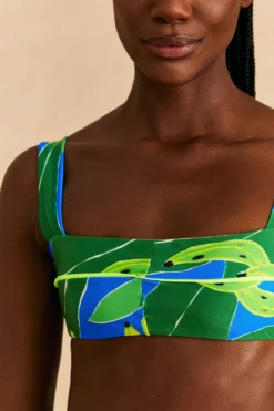 Farm Rio Blue Banana Leaves Bikini Top 7 Farm Rio Blue Banana Leaves Bikini Top -Farm Rio Shop 310562 02