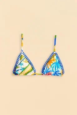 Farm Rio Bahia Mixed Scarves Triangle Bikini Top 7 Farm Rio Bahia Mixed Scarves Triangle Bikini Top -Farm Rio Shop 310569 04