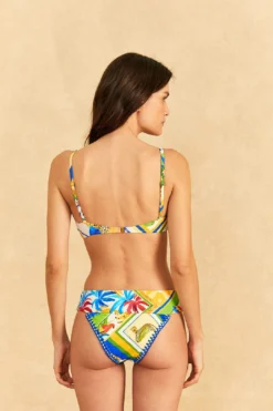 Farm Rio Bahia Mixed Scarves Bikini Bottom -Farm Rio Shop 310573 03