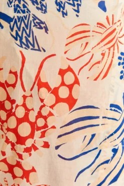 Farm Rio Off-White Mixed Lobster Wrap Skirt 10 Farm Rio Off-White Mixed Lobster Wrap Skirt -Farm Rio Shop 310587 05