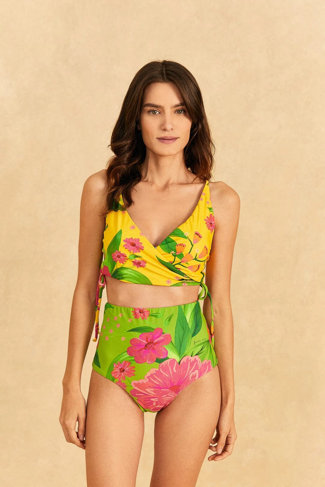 Farm Rio Romantic Garden Double One-Piece Swimsuit 4 Farm Rio Romantic Garden Double One-Piece Swimsuit - Image 4