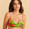 Farm Rio Romantic Garden Underwire Bikini Top