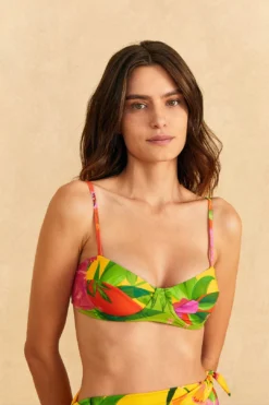 Farm Rio Romantic Garden Underwire Bikini Top