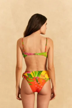 Farm Rio Romantic Garden High Waisted Bikini Bottom -Farm Rio Shop 310601 03