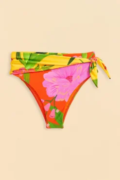 Farm Rio Romantic Garden High Waisted Bikini Bottom -Farm Rio Shop 310601 04