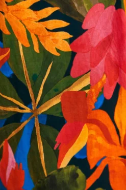 Farm Rio Blue Floral Tropical & Colorful Stripes Cover-Up 10 Farm Rio Blue Floral Tropical & Colorful Stripes Cover-Up -Farm Rio Shop 310625 05