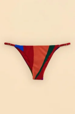 Farm Rio Colorful Leaves Cheeky Bikini Bottom -Farm Rio Shop 310629 04
