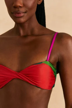 Farm Rio Colorful Leaves Bikini Top 7 Farm Rio Colorful Leaves Bikini Top -Farm Rio Shop 310630 03