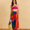 Farm Rio Colorful Leaves Sarong