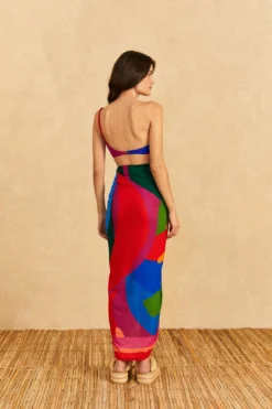 Farm Rio Colorful Leaves Sarong -Farm Rio Shop 310637 04