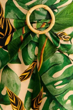 Farm Rio Tropical Leaves Shorts -Farm Rio Shop 310644 05