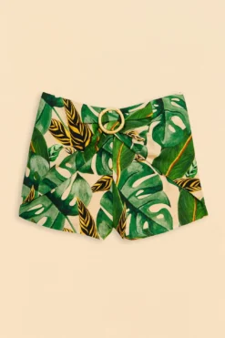 Farm Rio Tropical Leaves Shorts -Farm Rio Shop 310644 06