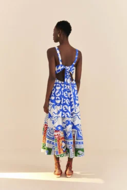 Farm Rio Mixed Pitta Colors Organic Cotton Embroidered Midi Dress 9 Farm Rio Mixed Pitta Colors Organic Cotton Embroidered Midi Dress -Farm Rio Shop 310673 04 scaled