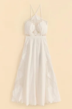Farm Rio Off-White Embroidered Midi Dress 11 Farm Rio Off-White Embroidered Midi Dress -Farm Rio Shop 310674 06