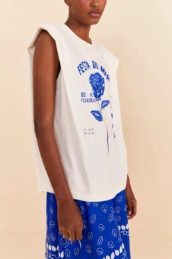 Farm Rio Festa Do Mar Organic Cotton T-Shirt -Farm Rio Shop 310677 03