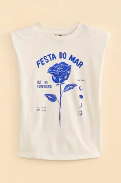 Farm Rio Festa Do Mar Organic Cotton T-Shirt -Farm Rio Shop 310677 06