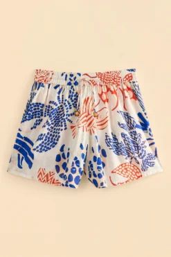 Farm Rio Off-White Mixed Lobster Shorts 11 Farm Rio Off-White Mixed Lobster Shorts -Farm Rio Shop 311279 06