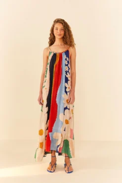 Farm Rio Super Fun Daisy Maxi Dress -Farm Rio Shop 311363 03