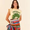 Farm Rio Super Fun Stripes Organic Cotton Mini Skirt